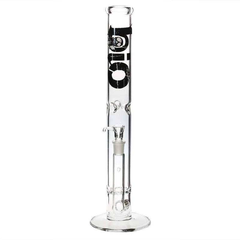 Bio Glass Glass Bong 18" BIO Hurricane Water Pipe - Black Logo