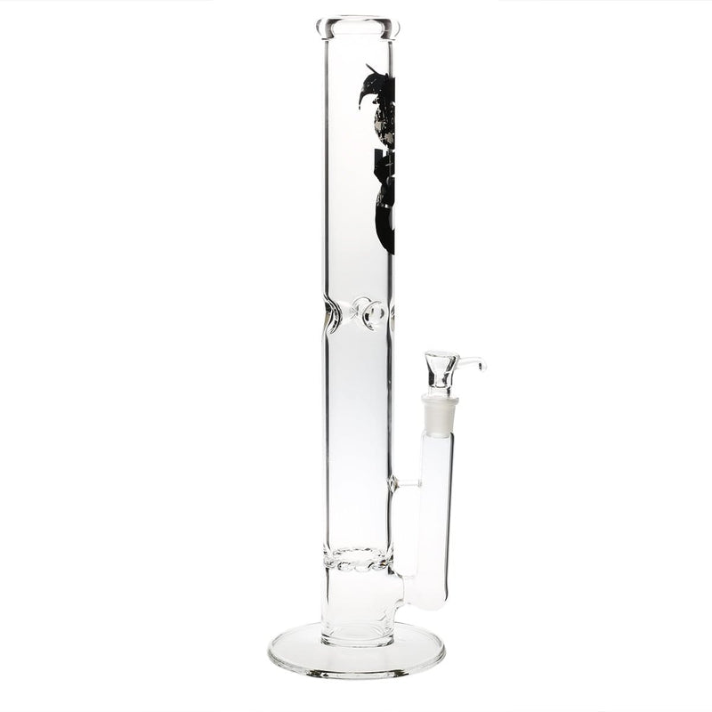 Bio Glass Glass Bong 18" BIO Hurricane Water Pipe - Black Logo