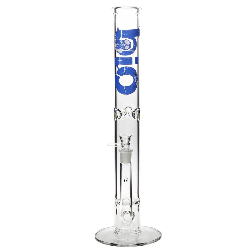 Bio Glass Glass Bong 18" BIO Hurricane Water Pipe - Blue Logo