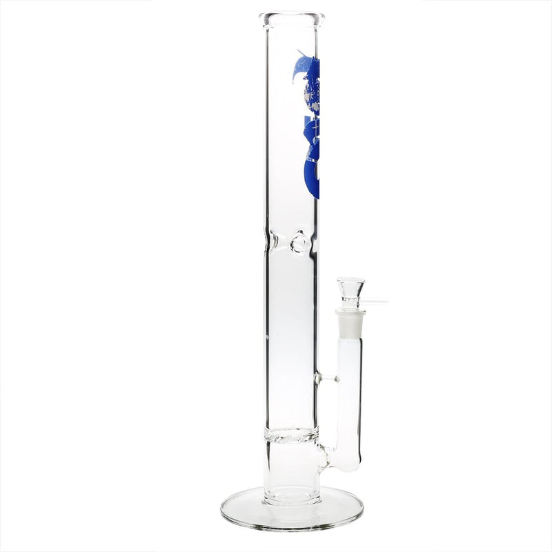 Bio Glass Glass Bong 18" BIO Hurricane Water Pipe - Blue Logo