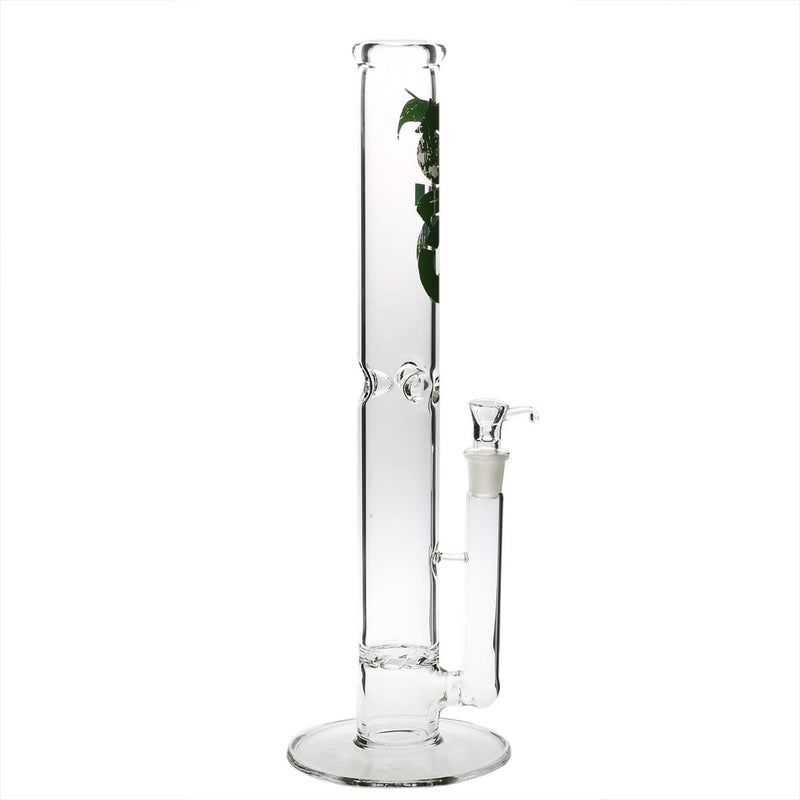 Bio Glass Glass Bong 18" BIO Hurricane Water Pipe - Green Logo