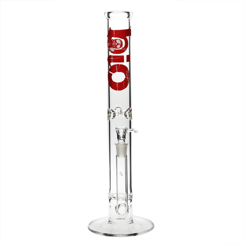 Bio Glass Glass Bong 18" BIO Hurricane Water Pipe - Red Logo