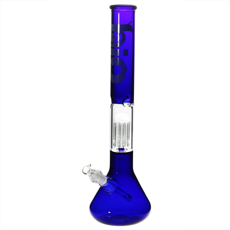 Bio Glass Glass Bong 18" BIO Single Tree Beaker Water Pipe - Blue