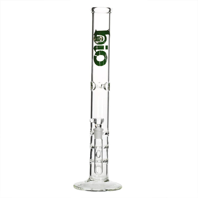 Bio Glass Glass Bong 18" BIO Triple Hurricane Water Pipe - Green Logo