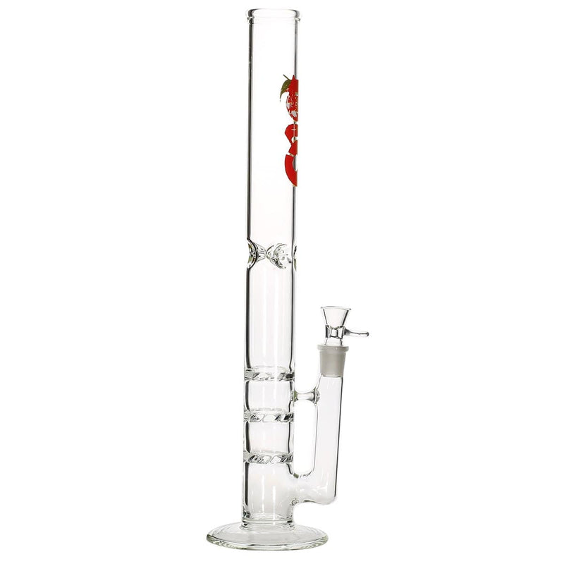 Bio Glass Glass Bong 18" BIO Triple Hurricane Water Pipe - Rasta Logo