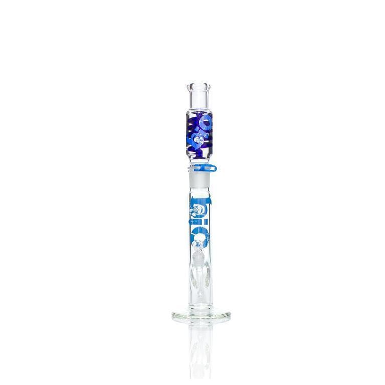 Bio Glass Glass Bong 22" BIO Freezable Coil Straight Water Pipe - Blue