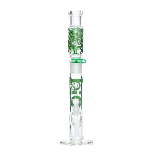 Bio Glass Glass Bong 22" BIO Freezable Coil Straight Water Pipe - Green