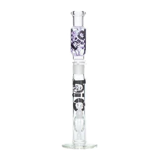 Bio Glass Glass Bong 22" BIO Freezable Coil Straight Water Pipe - Purple