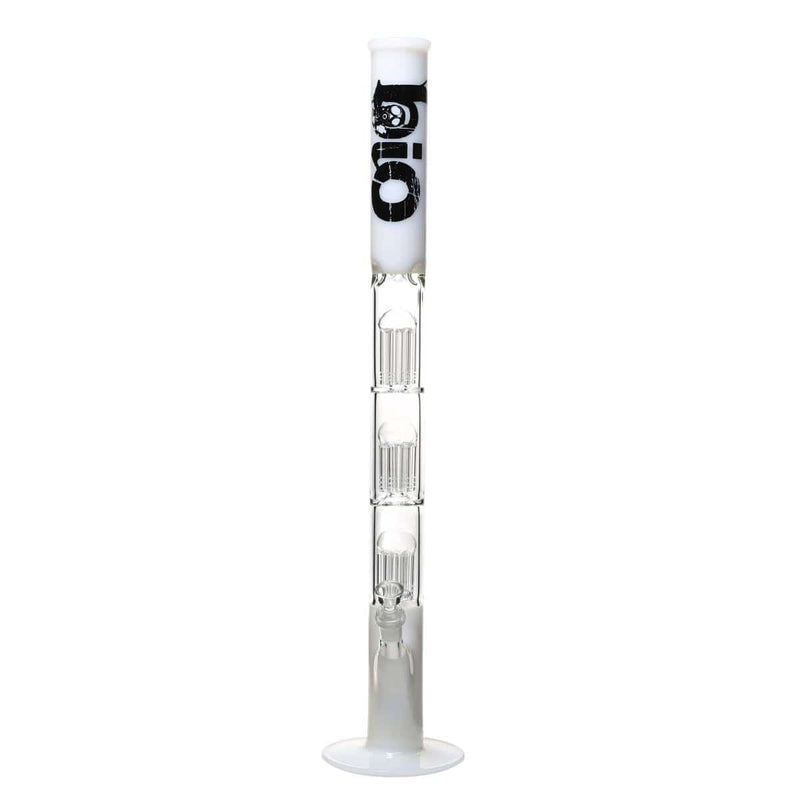 Bio Glass Glass Bong 26" BIO Triple Tree Straight Water Pipe - White