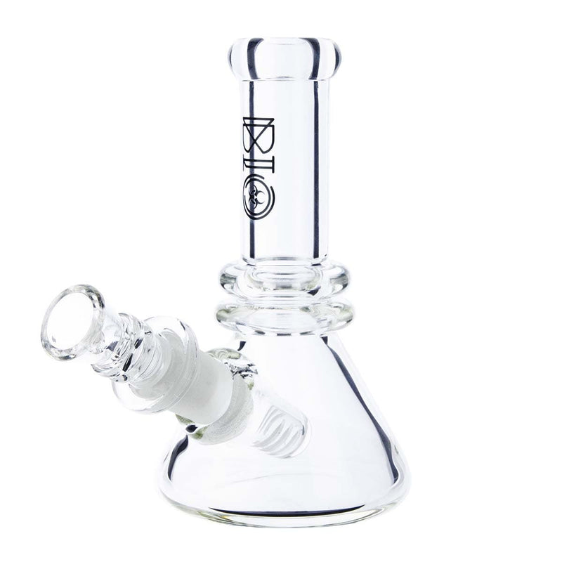 Bio Glass Glass Bong 5.5" BIO Heavy Beaker - Black Logo