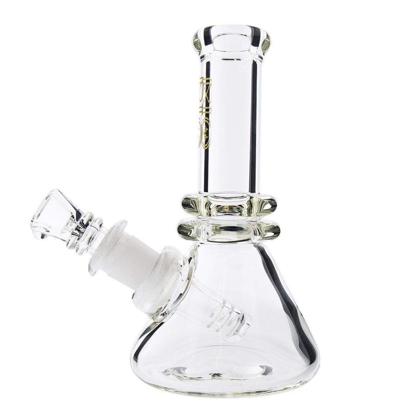 Bio Glass Glass Bong 5.5" BIO Heavy Beaker - Gold Logo