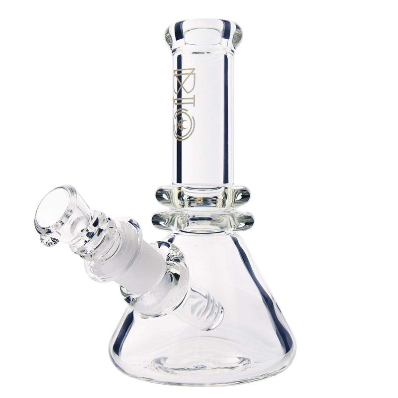 Bio Glass Glass Bong 5.5" BIO Heavy Beaker - Gold Logo