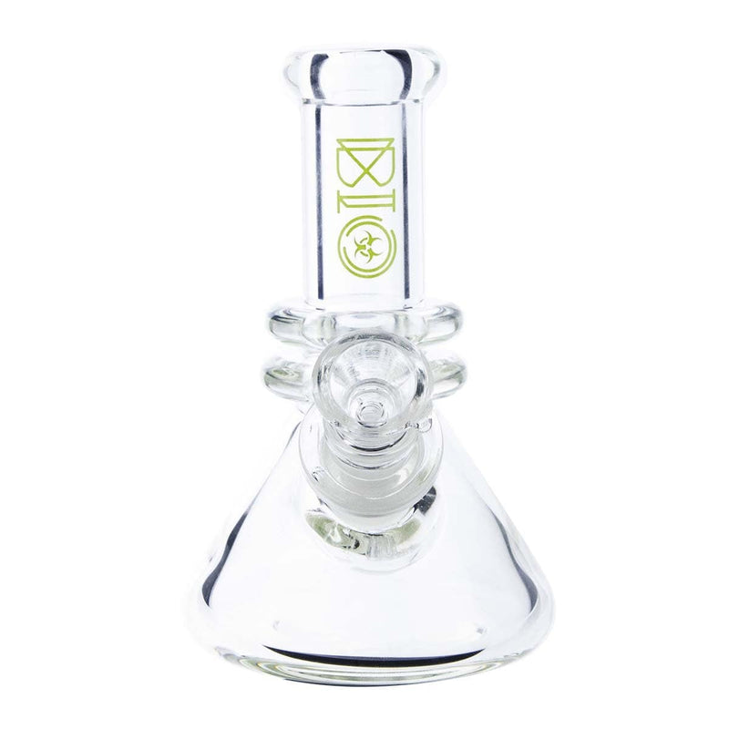 Bio Glass Glass Bong 5.5" BIO Heavy Beaker - Green Logo