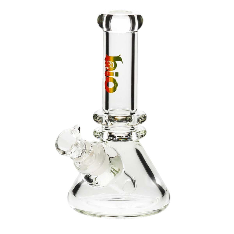 Bio Glass Glass Bong 5.5" BIO Heavy Beaker - Rasta Logo