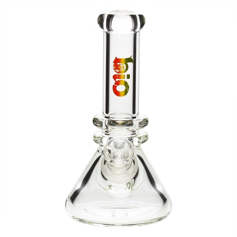 Bio Glass Glass Bong 5.5" BIO Heavy Beaker - Rasta Logo