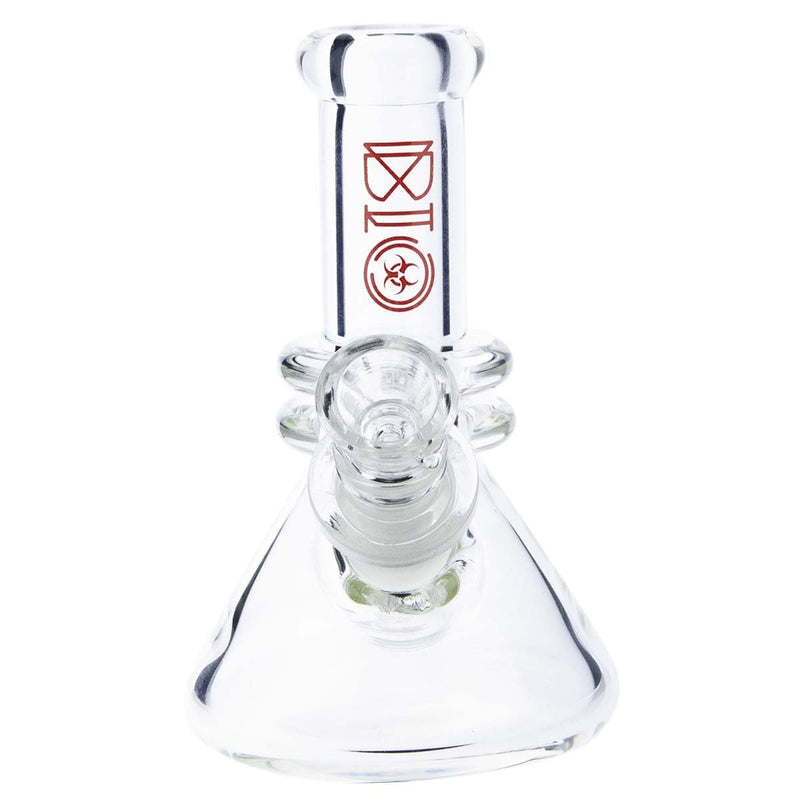 Bio Glass Glass Bong 5.5" BIO Heavy Beaker - Red Logo