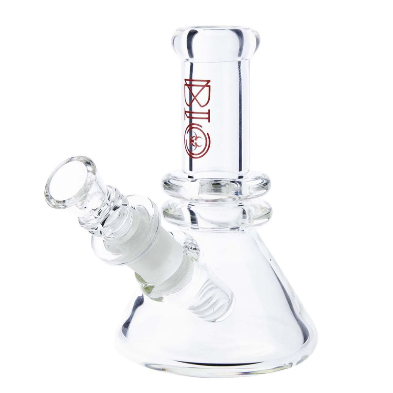 Bio Glass Glass Bong 5.5" BIO Heavy Beaker - Red Logo