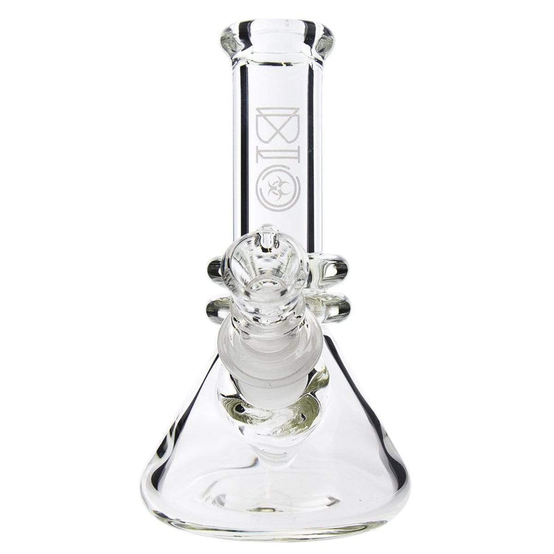 Bio Glass Glass Bong 5.5" BIO Heavy Beaker - Silver Logo