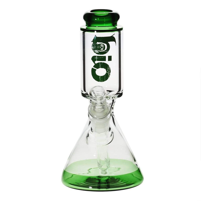 Bio Glass Glass Bong 8" BIO 50mm-25mm Beaker Water Pipe - Green