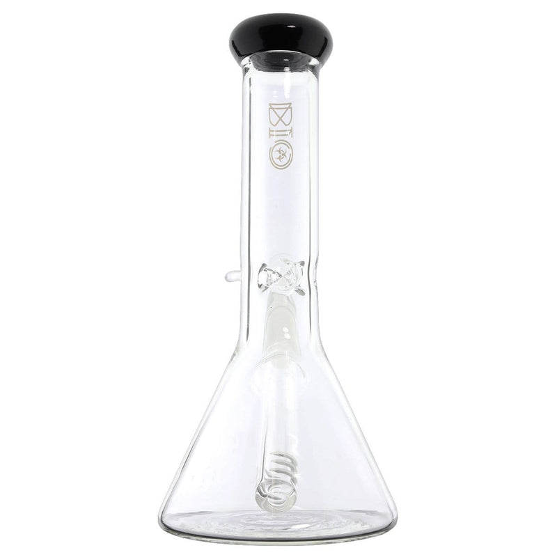 Bio Glass Glass Bong 8" BIO Beaker Water Pipe - Black