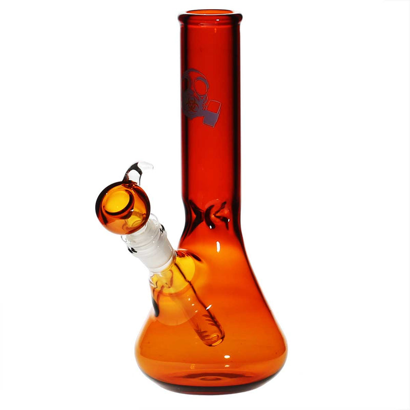 Bio Glass Glass Bong 9" BIO Beaker Water Pipe - Amber