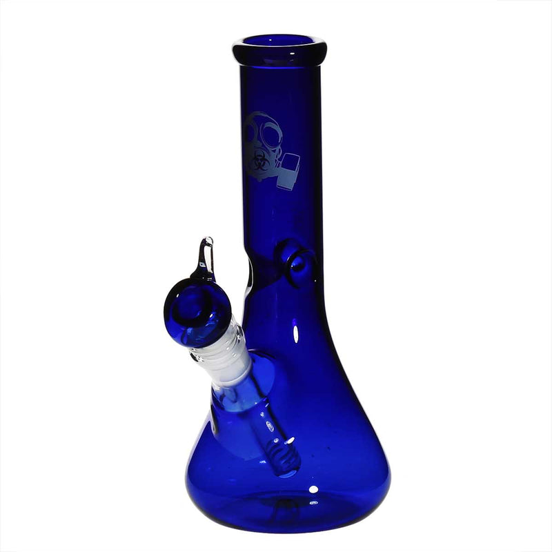 Bio Glass Glass Bong 9" BIO Beaker Water Pipe - Blue