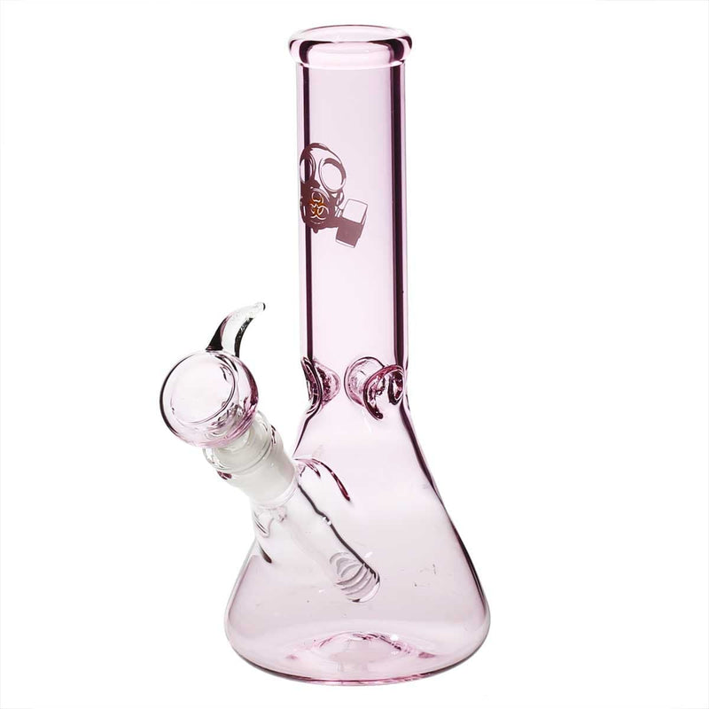 Bio Glass Glass Bong 9" BIO Beaker Water Pipe - Pink