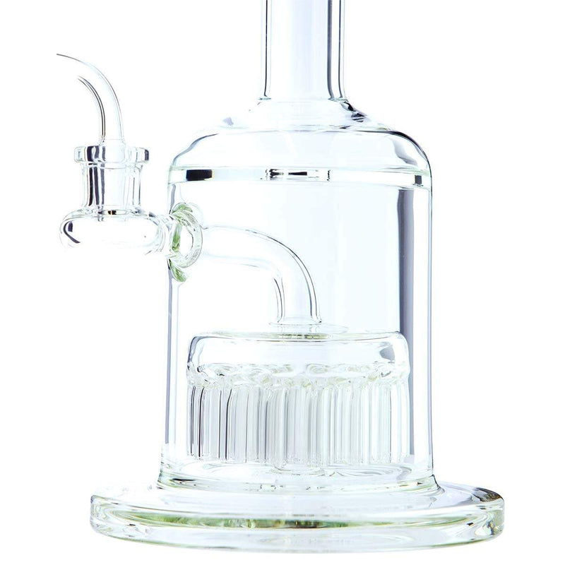 Bio Glass Glass Bong Water Pipe BIO Hazard 12" 37 Arm Perc 14mm Black