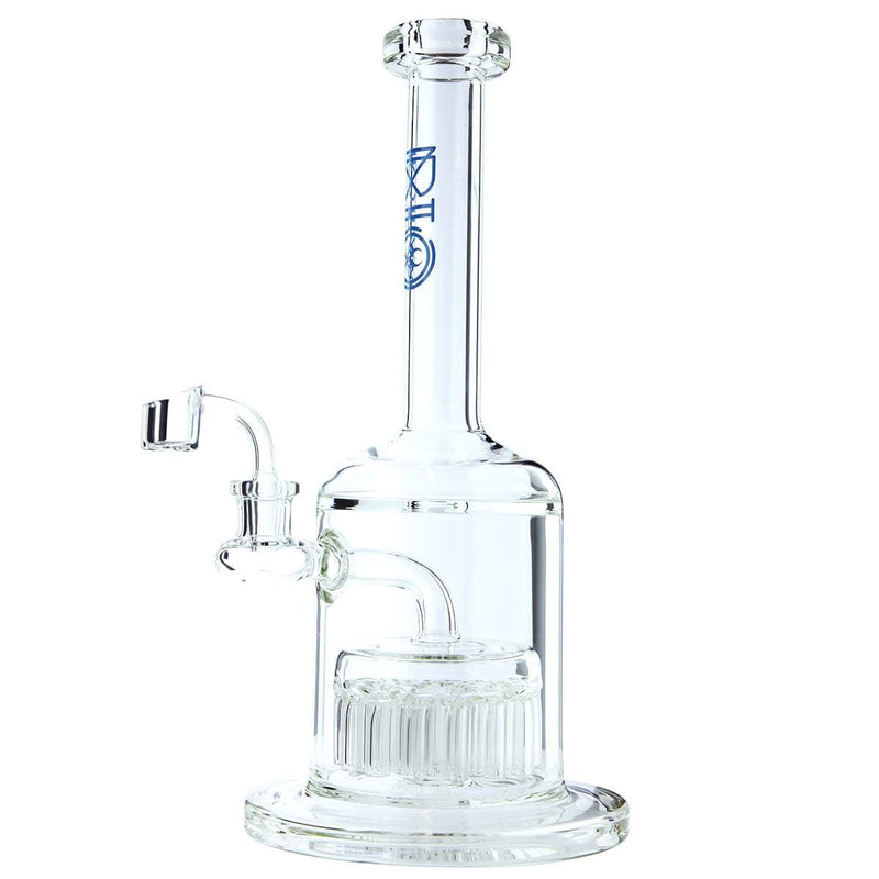 Bio Glass Glass Bong Water Pipe BIO Hazard 12" 37 Arm Perc 14mm Blue