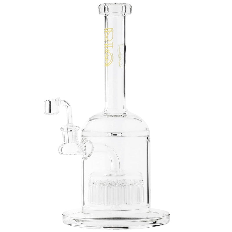 Bio Glass Glass Bong Water Pipe BIO Hazard 12" 37 Arm Perc 14mm Gold