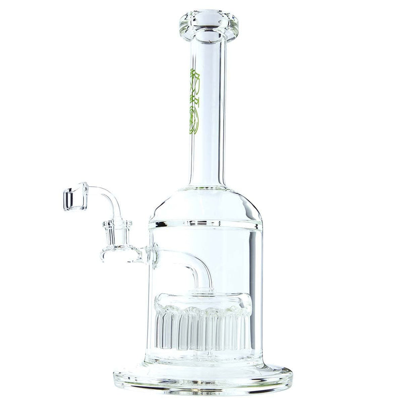 Bio Glass Glass Bong Water Pipe BIO Hazard 12" 37 Arm Perc 14mm Green