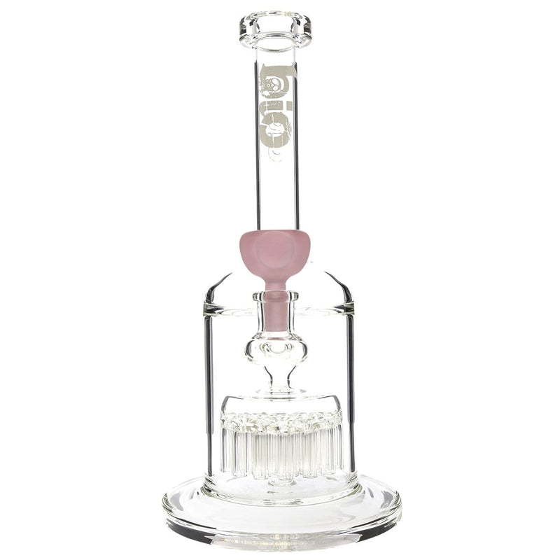 Bio Glass Glass Bong Water Pipe BIO Hazard 12" 37 Arm Perc 14mm Pink