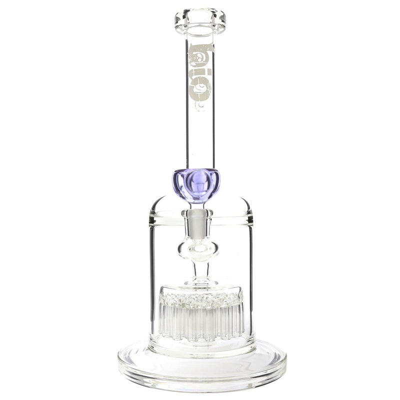 Bio Glass Glass Bong Water Pipe BIO Hazard 12" 37 Arm Perc 14mm Purple