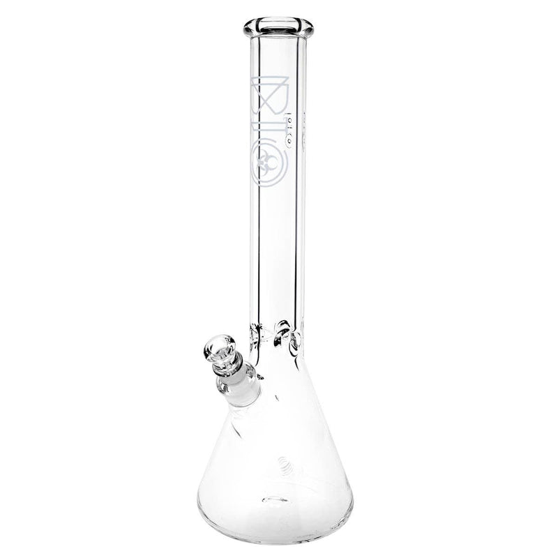 Bio Glass Glass Bong Waterpipe BIO 18" 50x9mm Beaker - Silver