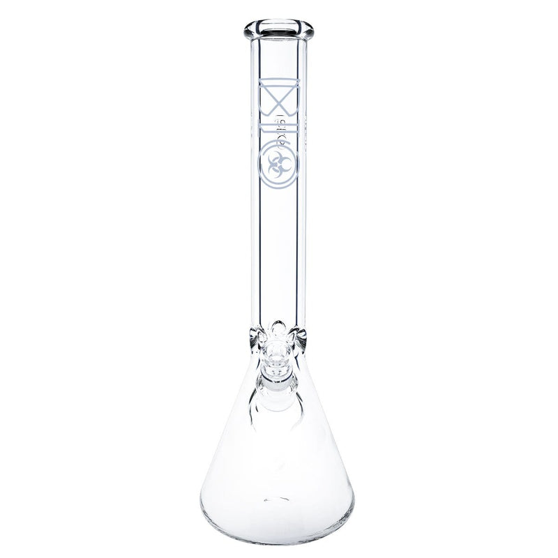 Bio Glass Glass Bong Waterpipe BIO 18" 50x9mm Beaker - Silver