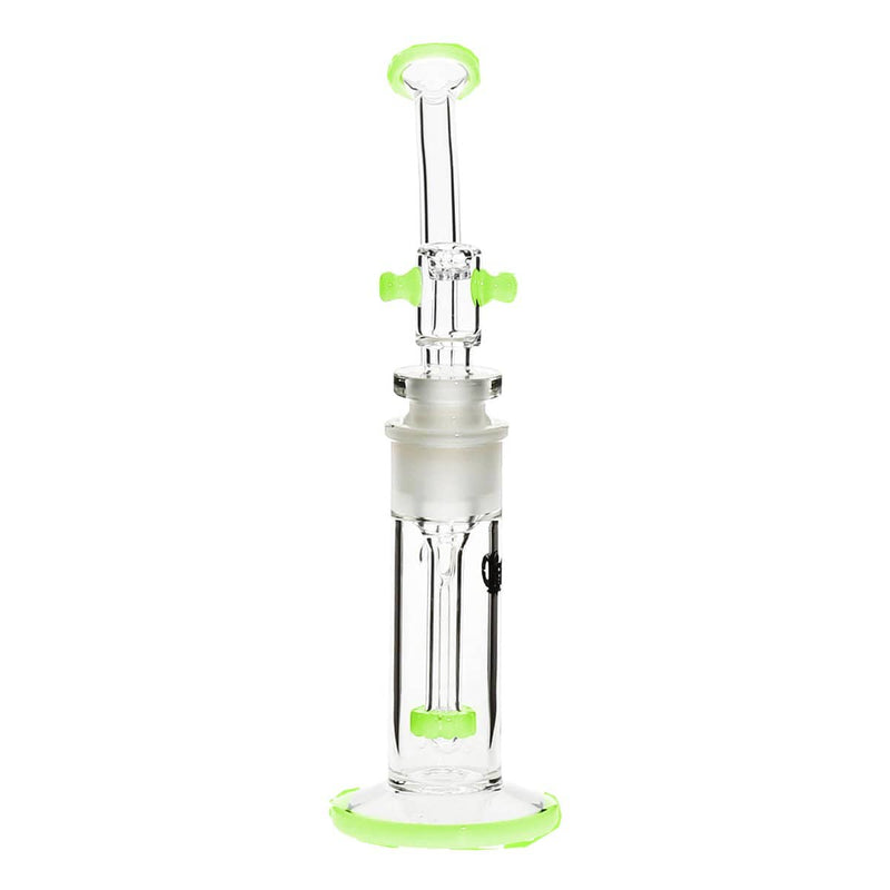 Bio Glass Glass Bubbler 11" BIO Spectrum Removable Downstem Bubbler - Green