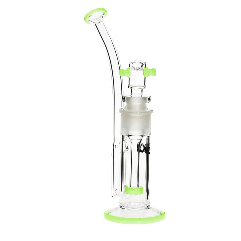 Bio Glass Glass Bubbler 11" BIO Spectrum Removable Downstem Bubbler - Green