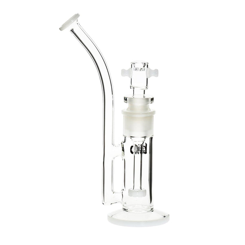 Bio Glass Glass Bubbler 11" BIO Spectrum Removable Downstem Bubbler - White