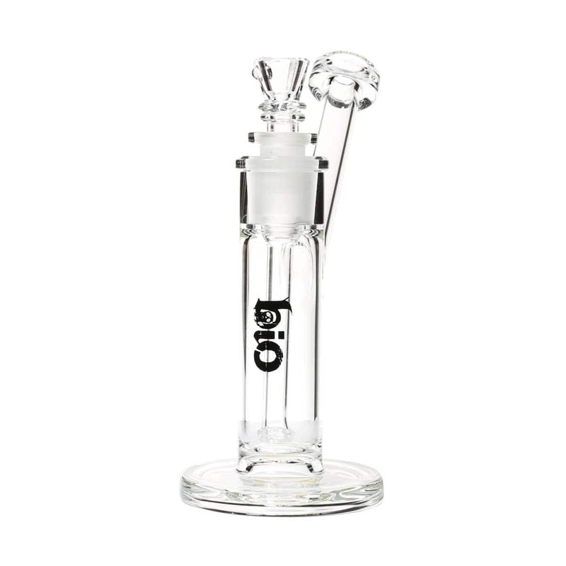 Bio Glass Glass Bubbler 5" BIO Removable Downstem Bubbler - Black Logo