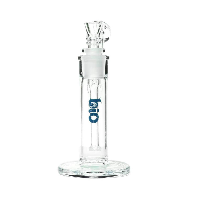 Bio Glass Glass Bubbler 5" BIO Removable Downstem Bubbler - Blue Logo