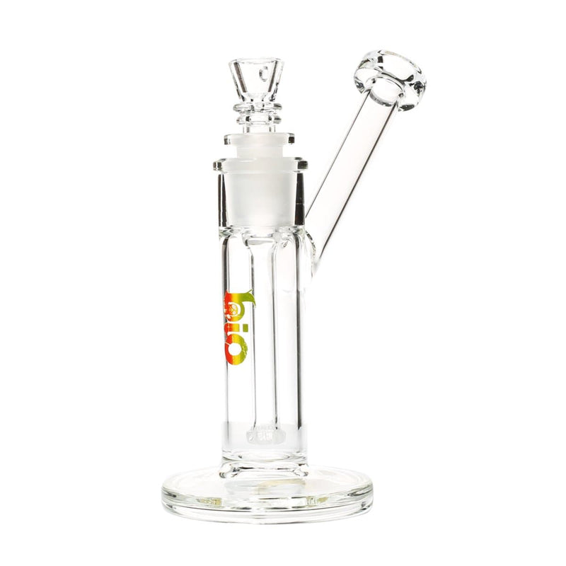 Bio Glass Glass Bubbler 5" BIO Removable Downstem Bubbler - Rasta Logo