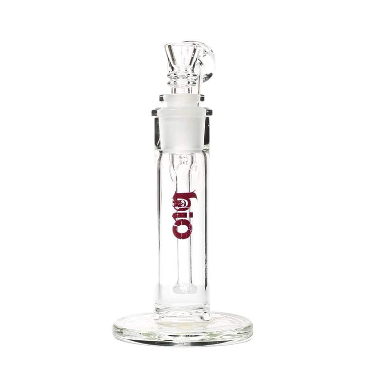 Bio Glass Glass Bubbler 5" BIO Removable Downstem Bubbler - Red Logo