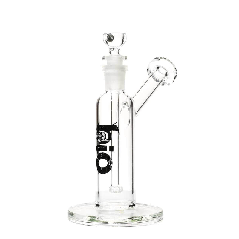 Bio Glass Glass Bubbler 7" BIO Removable Downstem Bubbler - Black Logo