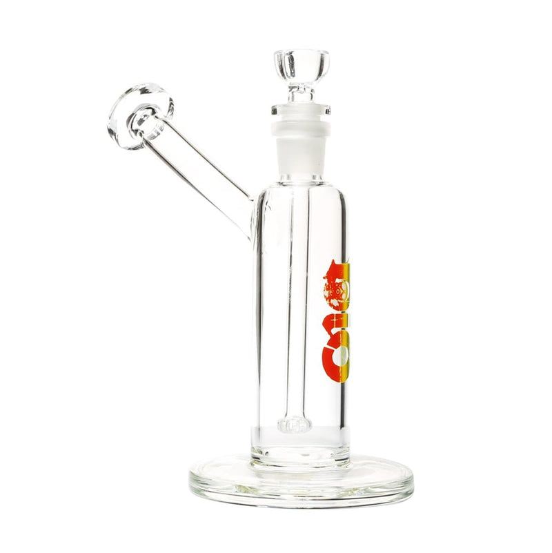 Bio Glass Glass Bubbler 7" BIO Removable Downstem Bubbler - Rasta Logo