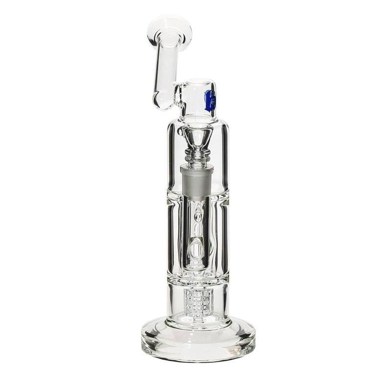 Bio Glass Glass Dab Rig 10" BIO Four Stem / Grid Bubbler