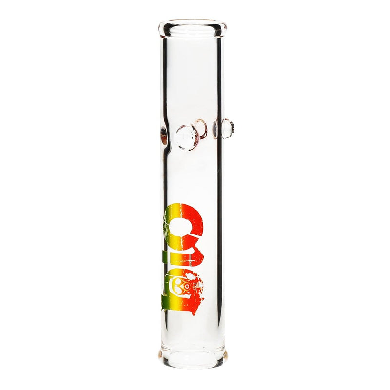 Bio Glass Steamroller Pipe 11" BIO Steamroller - Rasta Logo