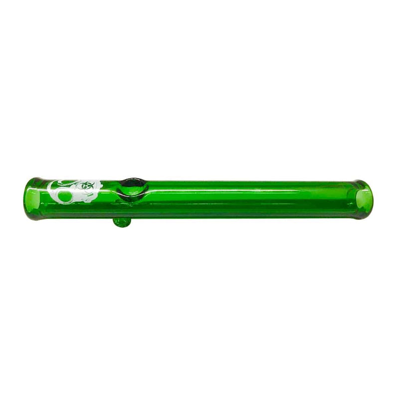 Bio Glass Steamroller Pipe 8" BIO 25mm Steamroller - Green