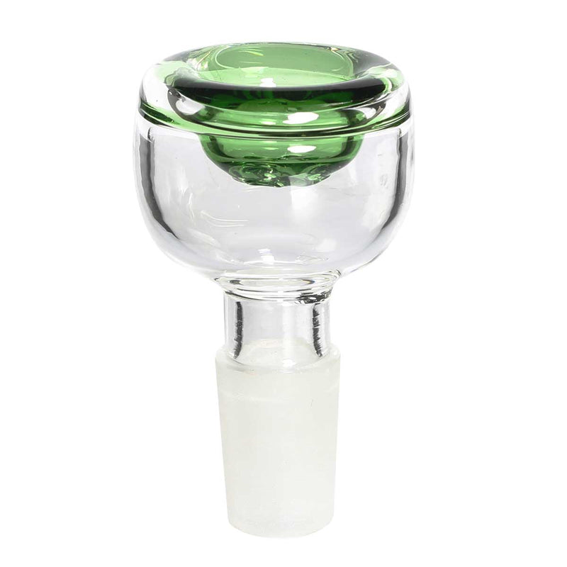 Biohazard Inc 14mm Bowl 14MM BOWL 5 HOLE GREEN TRIM