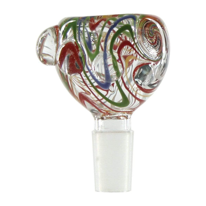 Biohazard Inc 14mm Bowl 14mm Bowl With Marbles - Reversal