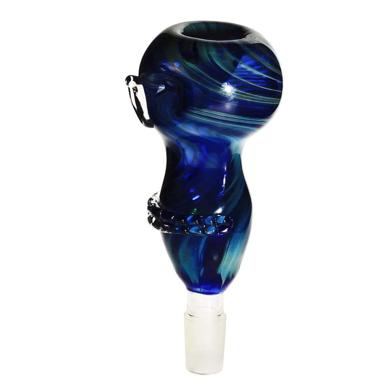 Biohazard Inc 14mm Bowl 14mm Face Bowl - Blue